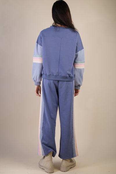 Comfy Detailed Knit Top & Pants Set