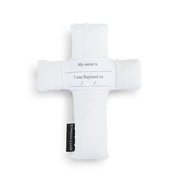 Blue Baptism Comfort Cross