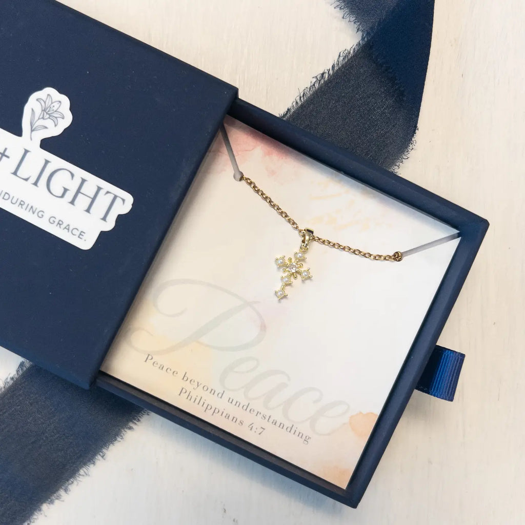 Lily + Light Peace Necklace