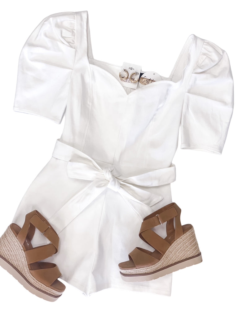 Twill Romper