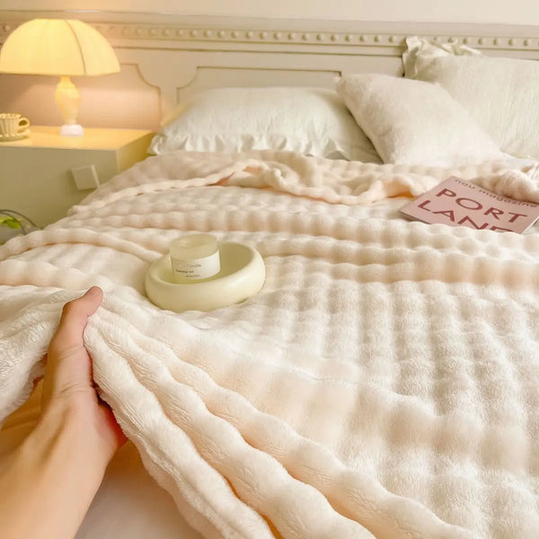 Double-Sided Flannel Fleece Blanket