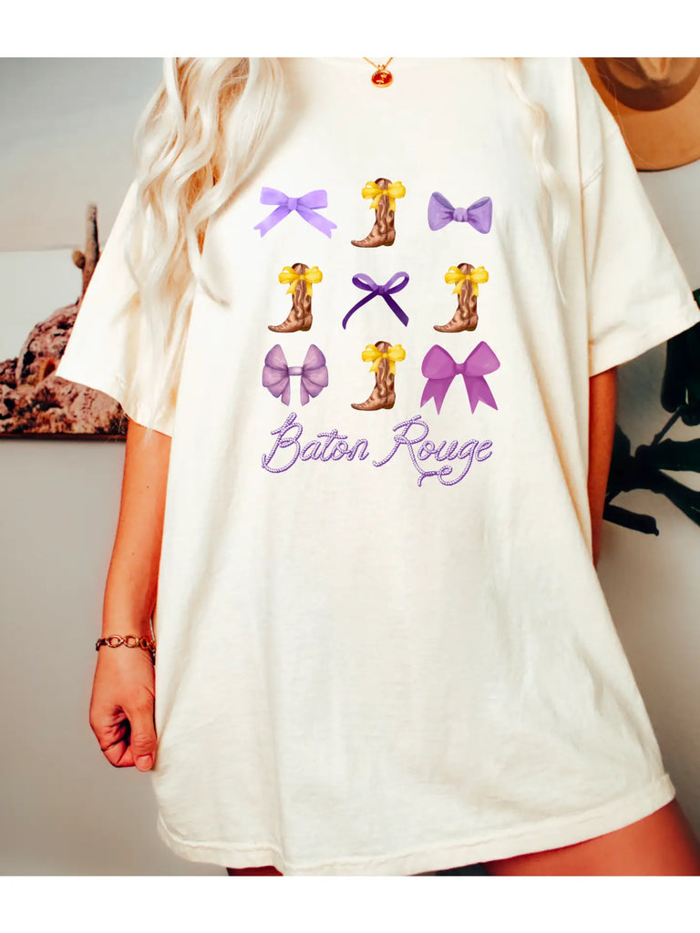 Baton Rouge Coquette Graphic Tee