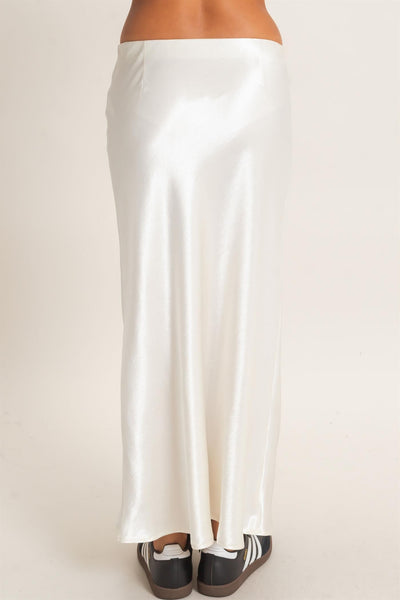 Satin Midi Skirt