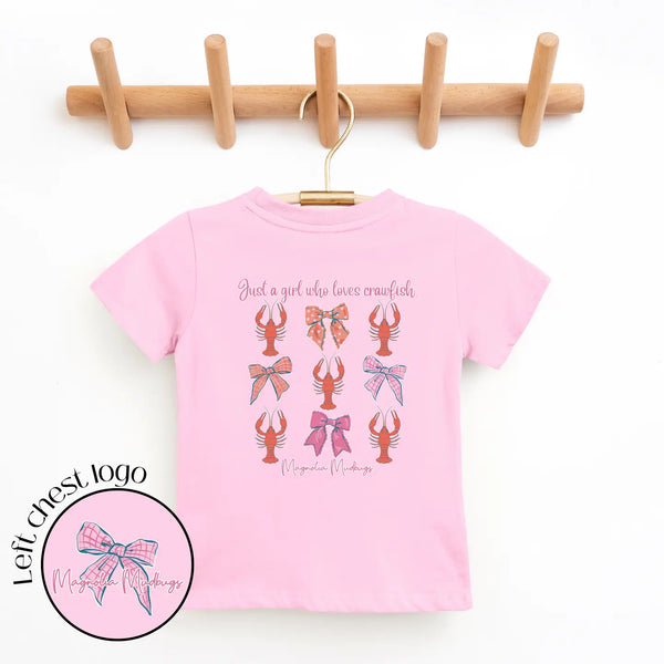 Just A Girl Crawfish Kids T-Shirt