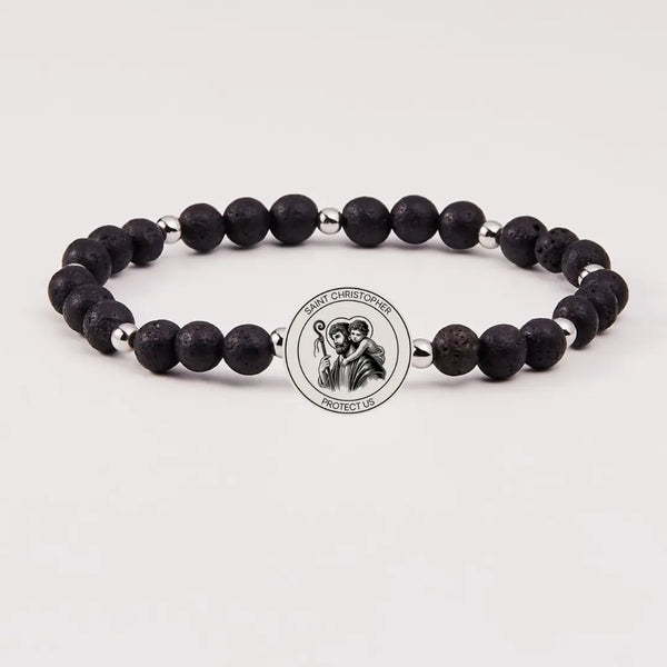Holy Water Men's St. Christopher Bracelet