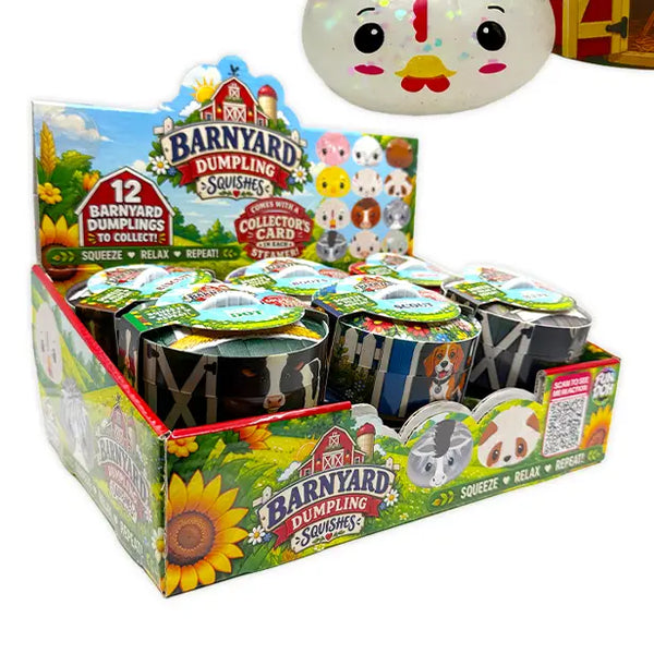 Fun Doh Farm Barnyard Squishy Dumpling Toy