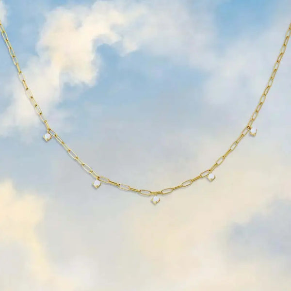 18K Stainless Steel Tarnish Free Classic Necklace