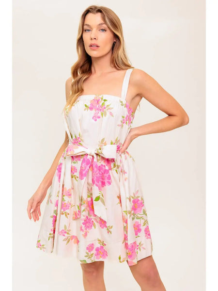 Printed Woven Mini Dress