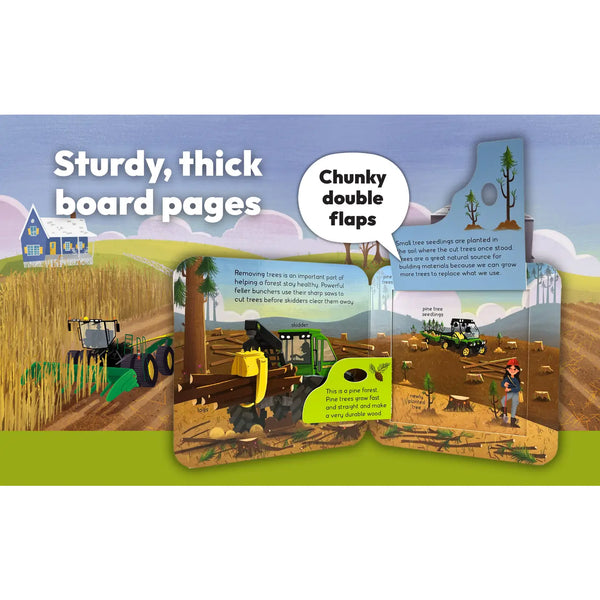 John Deere Kids Dirt Lift A Flap Board Book