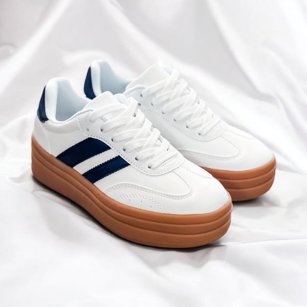 Topping Stripe Platform Sneaker