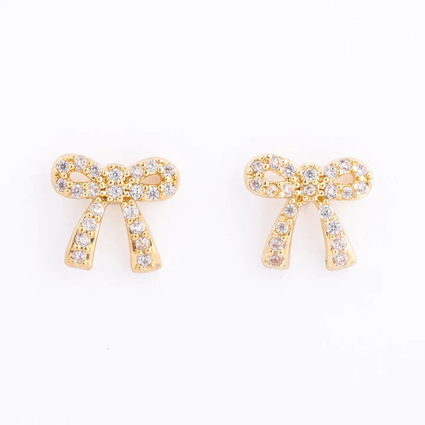 Michelle McDowell Holiday Bow Earrings
