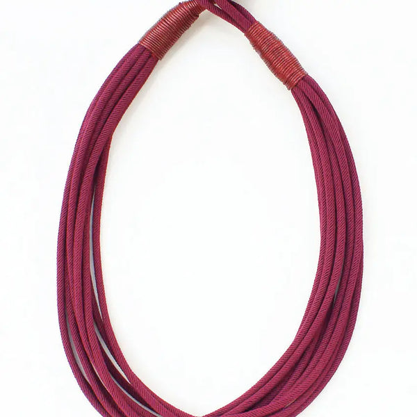 Natural Rope Strand Necklace, Multiple Colors