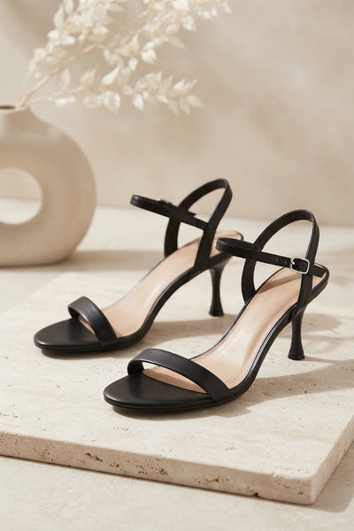 Anne Michelle Joy Ankle Strap Kitten Heel