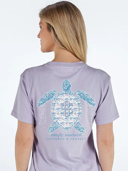 Simply Southern Bow Sea Turtle Tee