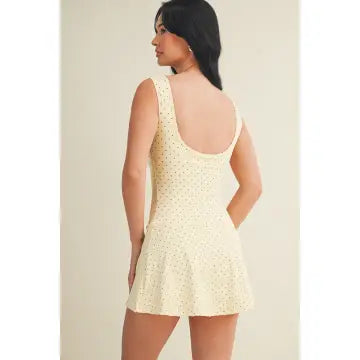 Polka Dot A-Line Mini Dress