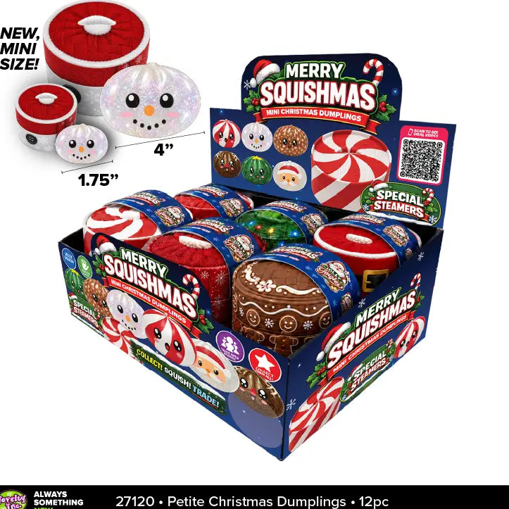 Fun Doh Petite (Mini) Squishy Christmas Dumplings Toy