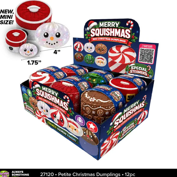 Fun Doh Petite (Mini) Squishy Christmas Dumplings Toy