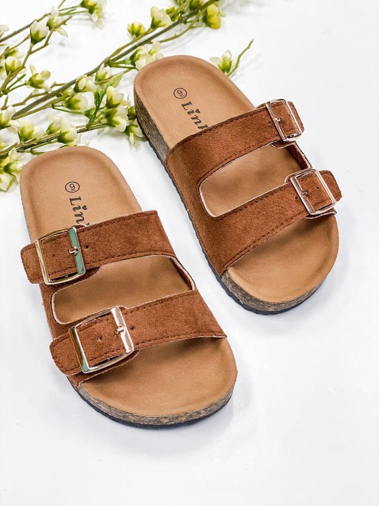 Luna Suede Slide Sandal