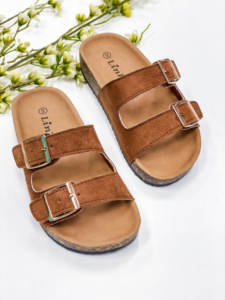 Luna Suede Slide Sandal