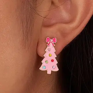 Christmas Tree Stud Earrings