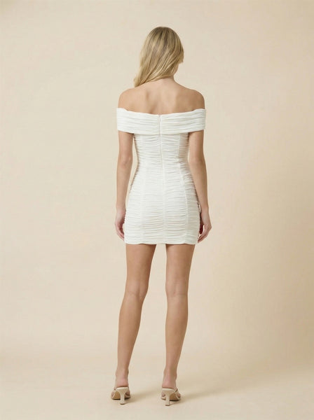 Off The Shoulder Bodycon Mini Dress