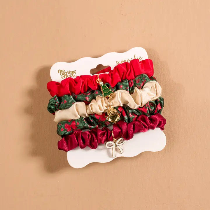 Scrunchie Charm Set-A Merry Moment