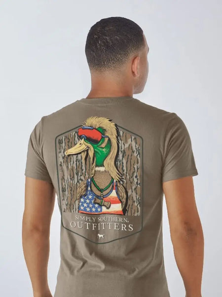 Simply Southern Men's Tree Camo & Duck Tee