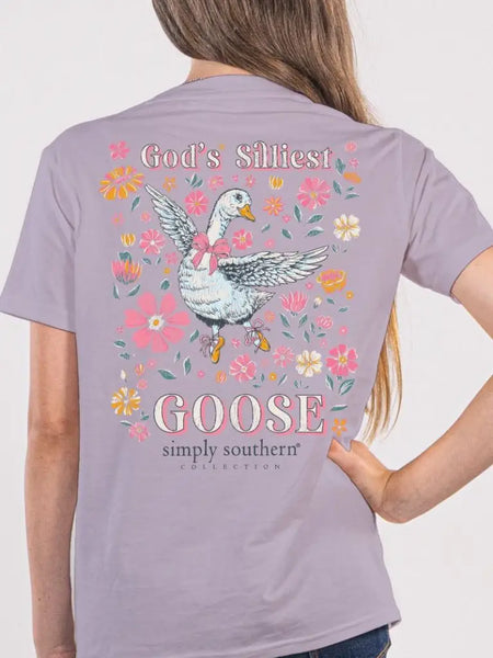 Simply Southern Kids Silly Goose Tee