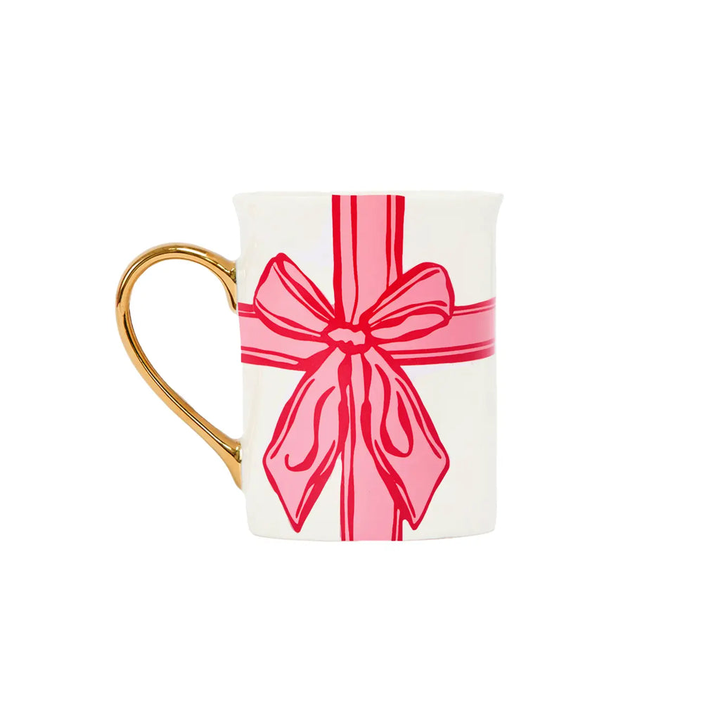 Gold Handle Mug Peppermint Present
