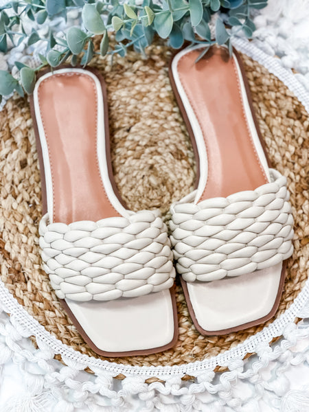 Hazel Woven Flat Sandal