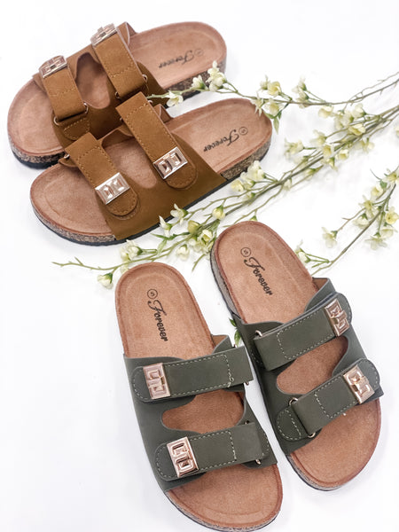 Isla Double Strap Slide Sandal
