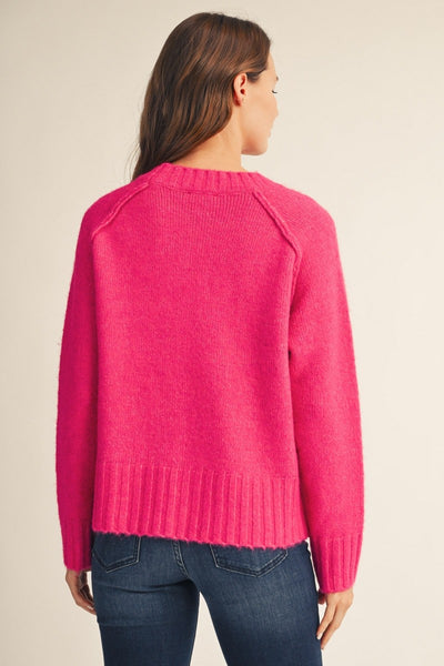 Raglan Sleeves Comfy Sweater Top