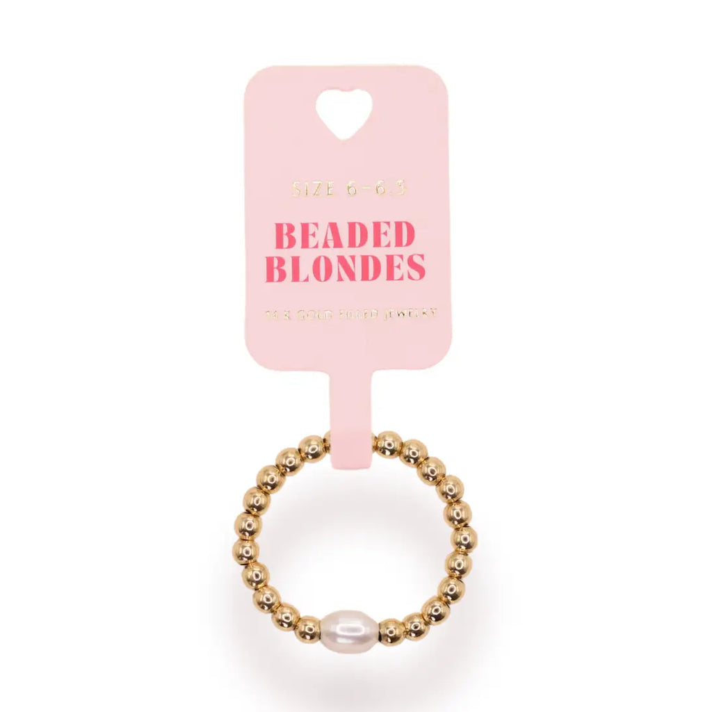 Haley Pearl Ring in Gold