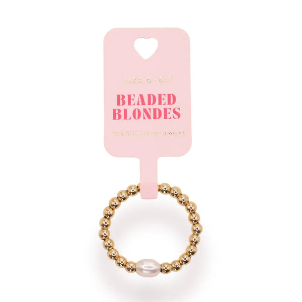 Haley Pearl Ring in Gold