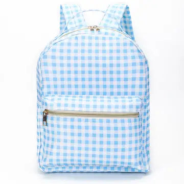 Kids Plaid Backpack