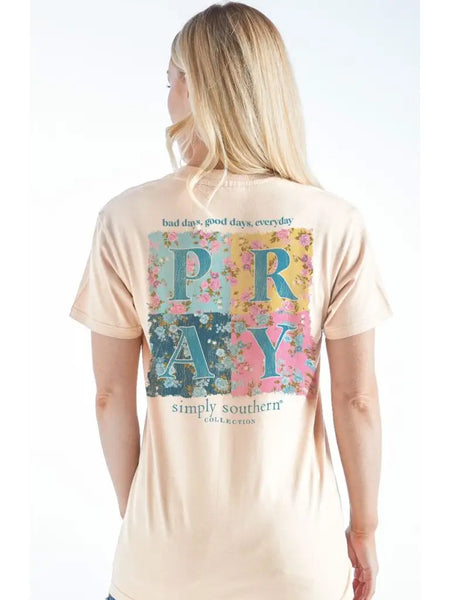 Simply Southern Floral Pray Tee