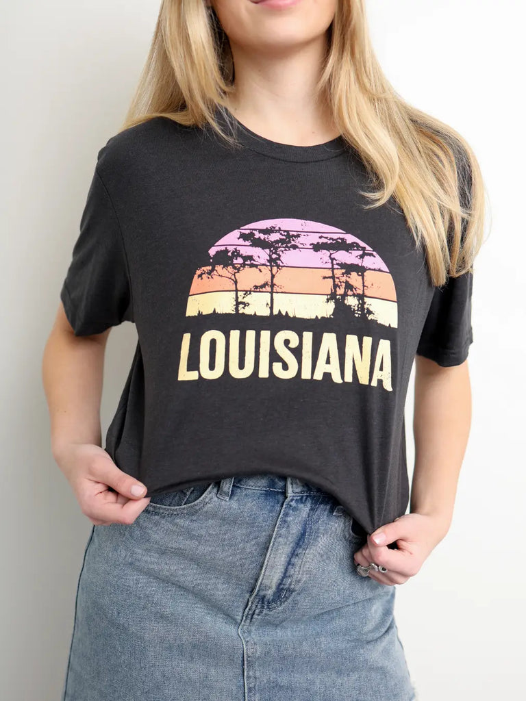 Louisiana Pink Skies Tee
