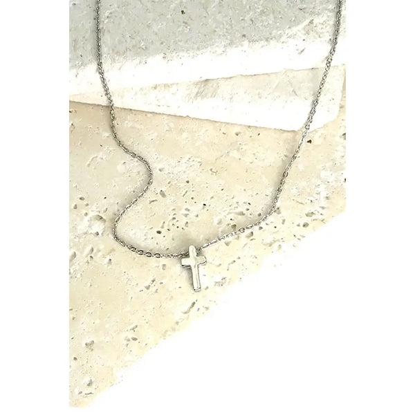 Classic Mini Cross Necklace