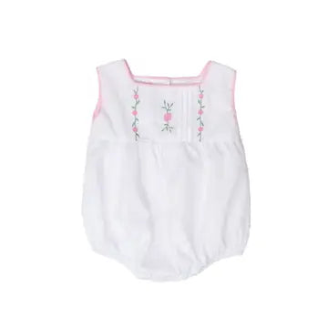 Sara Beth Kid's White Rosebud Bubble