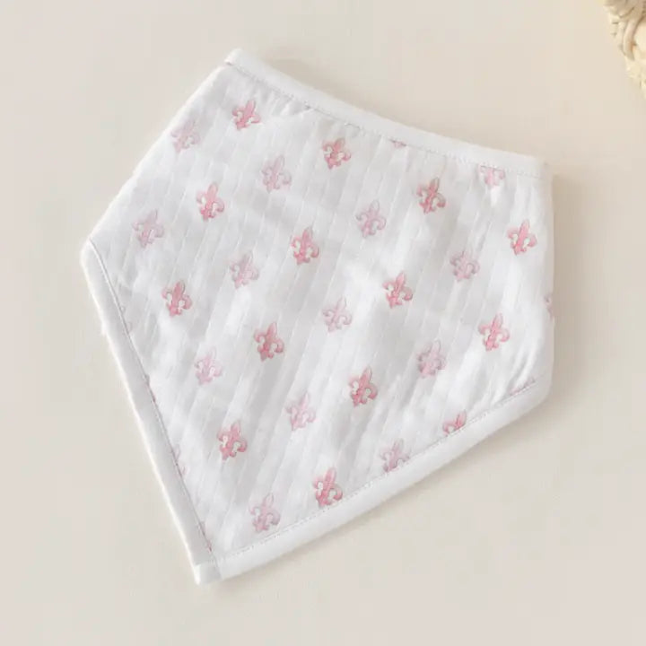 Fleur De Rose Organic Muslin Bib