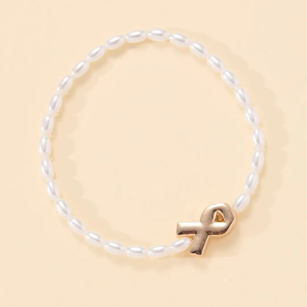 Holy Water Childhood Cancer Awareness Ribbon Bracelet