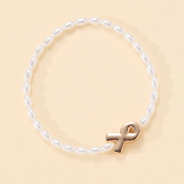 Holy Water Childhood Cancer Awareness Ribbon Bracelet