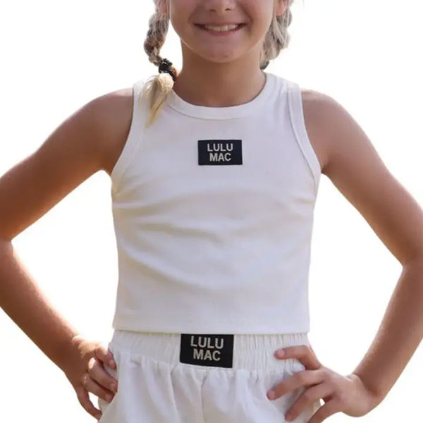 LuluMac Kids Solid Tank Top