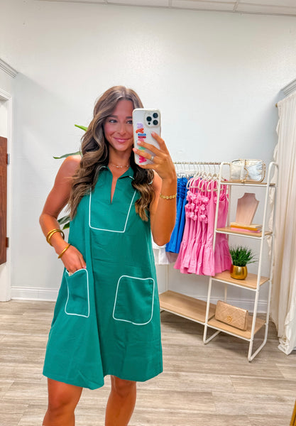 Solid Sleeveless Mini Dress