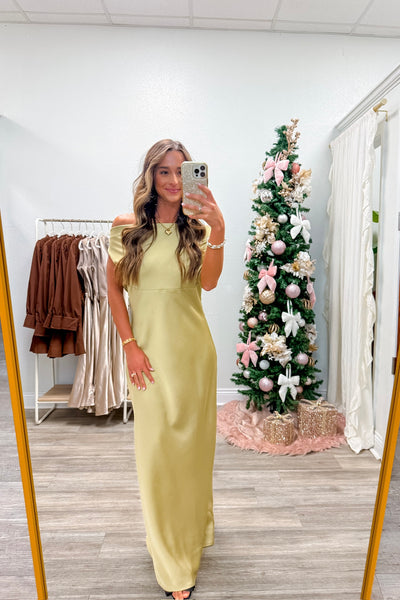 Satin Sleeveless Cowl Neck Midi Dress