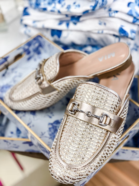Mia Desz Woven Mule