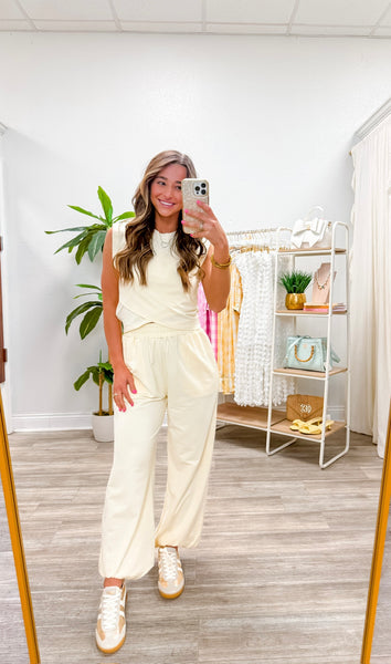 High Waisted Modal Terry Sweatpants
