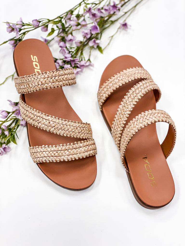 Soda Eleen Braided Strap Sandal