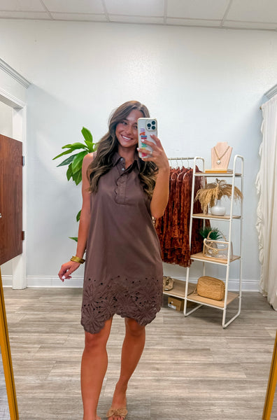 Solid Sleeveless Mini Dress