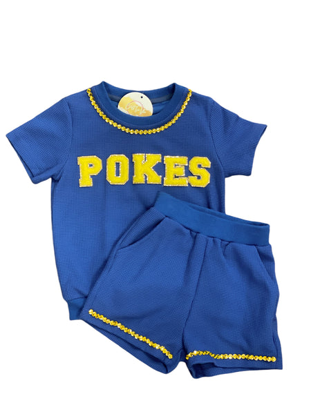 Kids Go Pokes Shorts Set